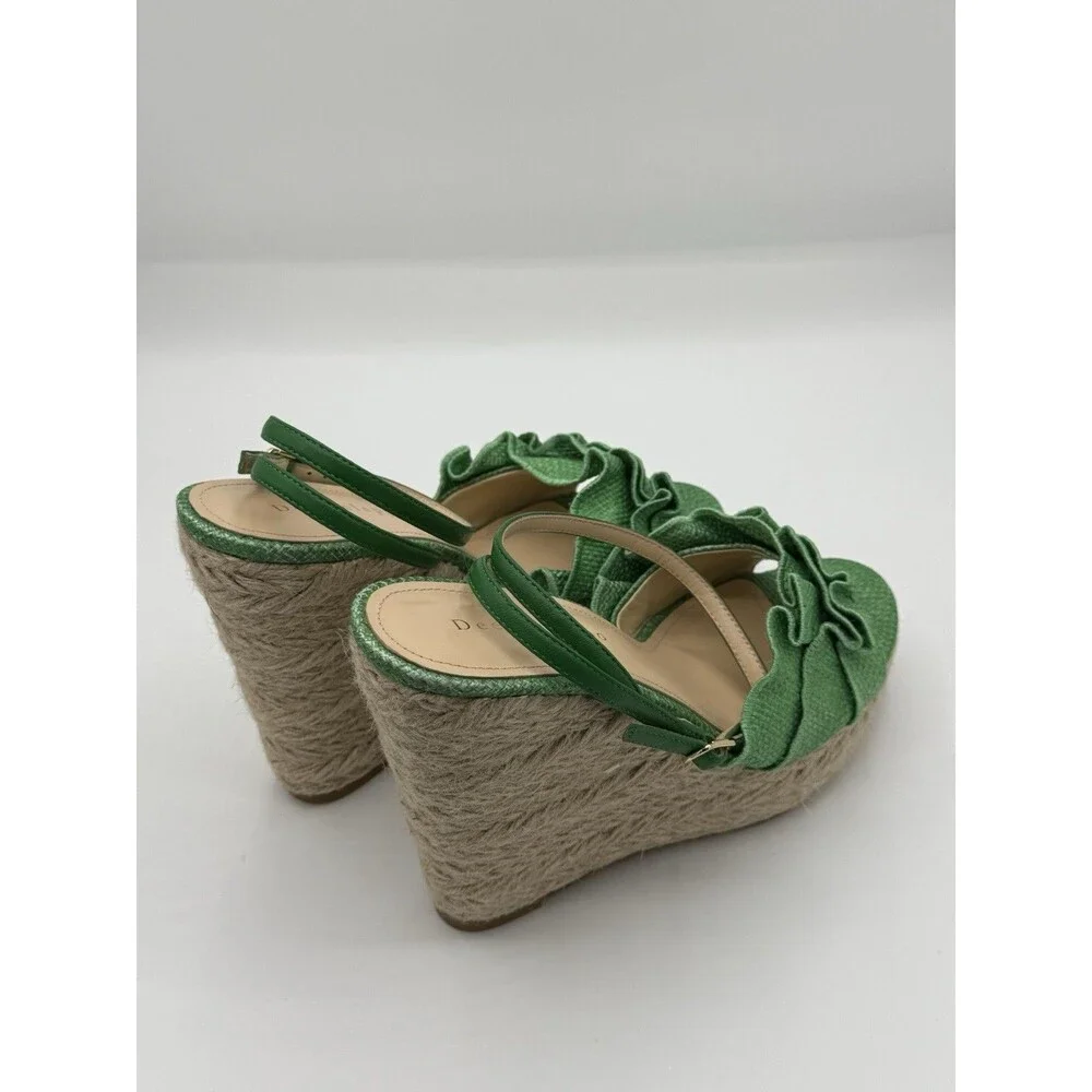 (Authentic) Dee‎ Ocleppo Espadrille Wedge Sandal   NWT  Size 6    Retail $345.00